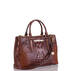 Small Lincoln Satchel Pecan Melbourne Side