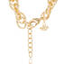 Double Round Chain Neckla Light Gold Providence Side