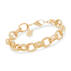 Double Bead Chain Bracele Light Gold Providence Front