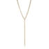 Curb Y Necklace 18K Gold Plated Providence Front