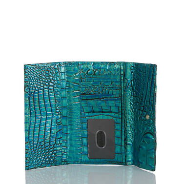Cordelia Wallet Peacock Shimmer Interior