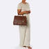 Finley Carryall Espresso Ombre Melbourne on figure for scale
