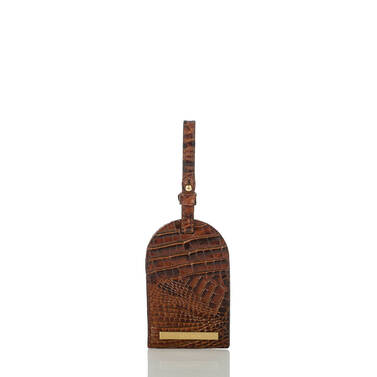Heritage Luggage Tag Pecan Melbourne Front