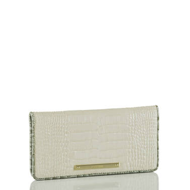 Ady Wallet Ivory Tri-Texture Side