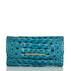 Soft Checkbook Wallet Lagoon Melbourne Front