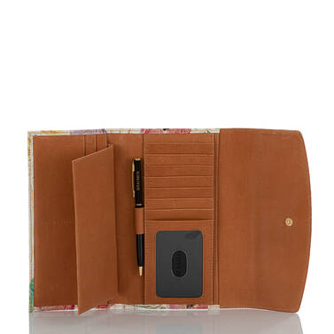 Modern Checkbook Wallet Multi Papaver Interior