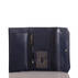Soft Checkbook Wallet Blue Lorena Interior