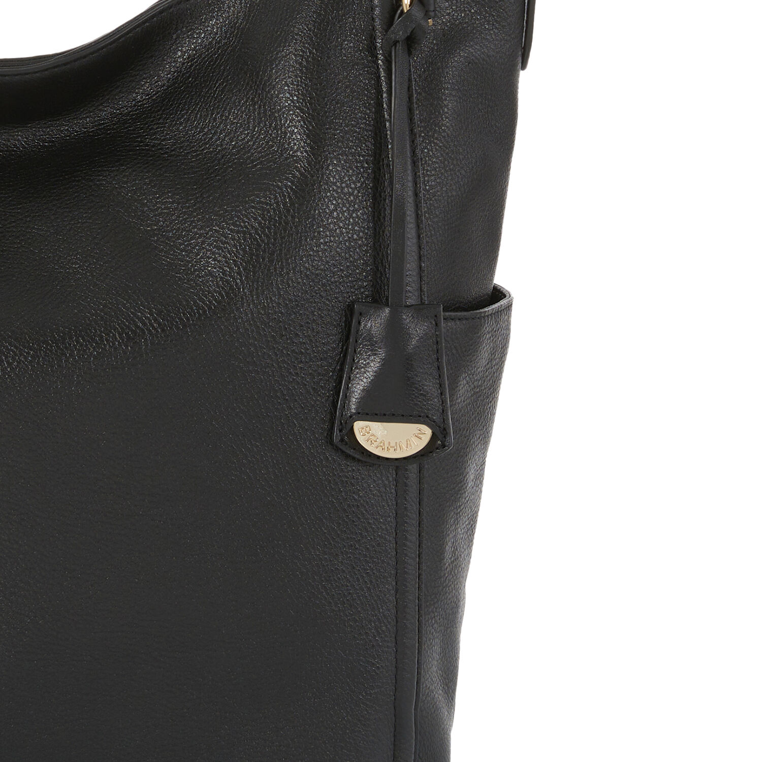 Parin Leather Shoulder Bag | Black Gryphon | BRAHMIN