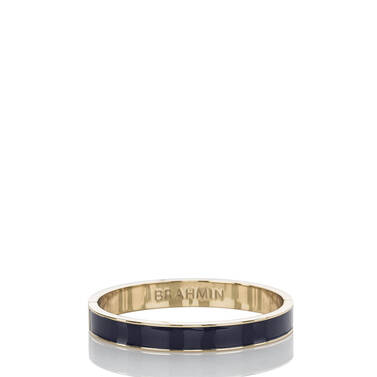 Fairhaven Thin Bangle Navy Jewelry Front