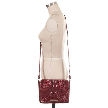 Carrie Crossbody Cranberry Melbourne On Mannequin