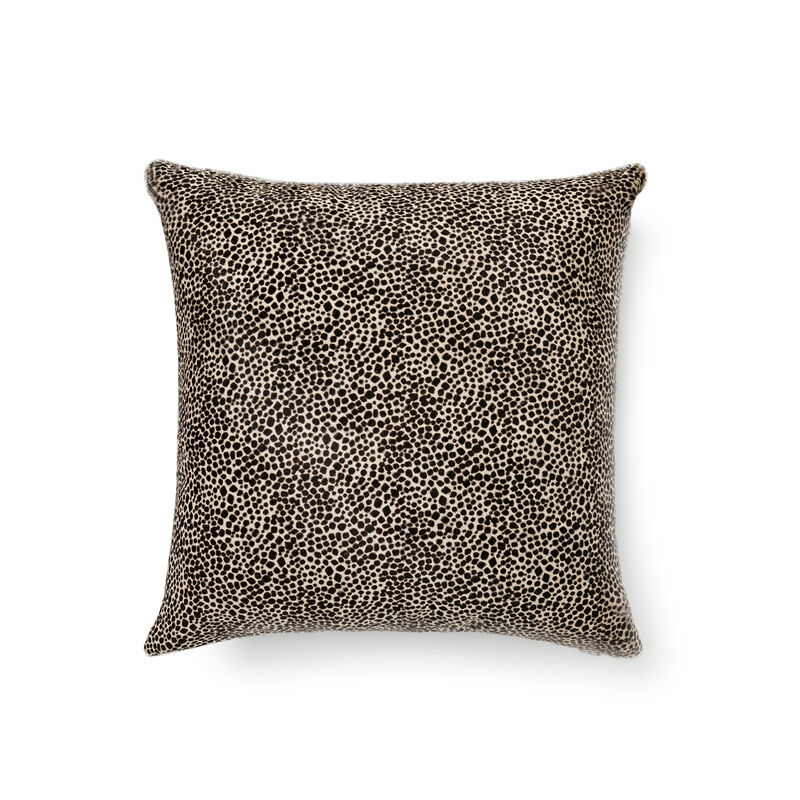 18x18 Pillow Black Cheetah Safari