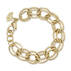 Double Cable Link Bracele 18K Gold Plated Providence Front