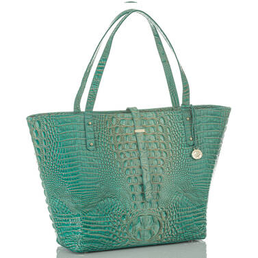 All Day Tote Turquoise Melbourne Side