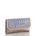 Soft Checkbook Wallet Periwinkle Fontainebleau Side