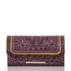 Soft Checkbook Wallet Fig Chapelle Front