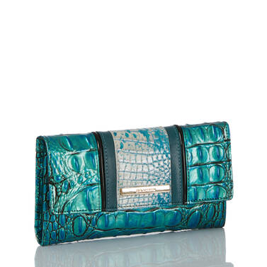 Cordelia Wallet Peacock Shimmer Side