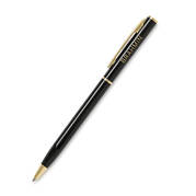 Signature Pen Black and G Black Stationery