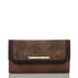 Soft Checkbook Wallet Brown Barrow Front