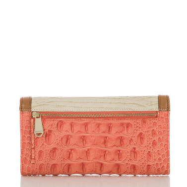 Soft Checkbook Wallet Creamsicle Andes Back