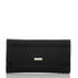 Soft Checkbook Wallet Black Topsail Front