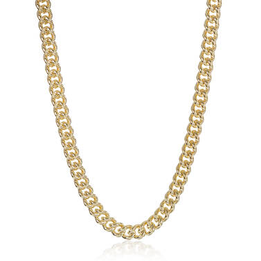 Classic Curb Necklace 18K Gold Plated Providence Front