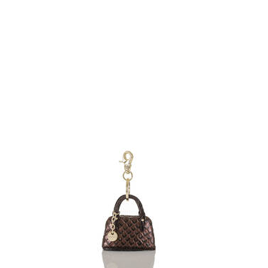 Handbag Key Fob Bronze Java Front