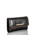 Soft Checkbook Wallet Black Tuscan Tri-Texture Side