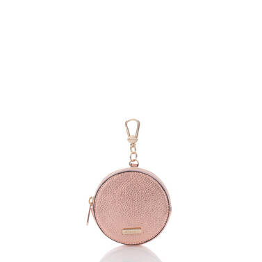 Circle Coin Purse Rose Gold Moonlit Front