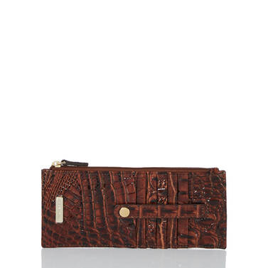 Card Leather Wallet | Pecan Melbourne BRAHMIN