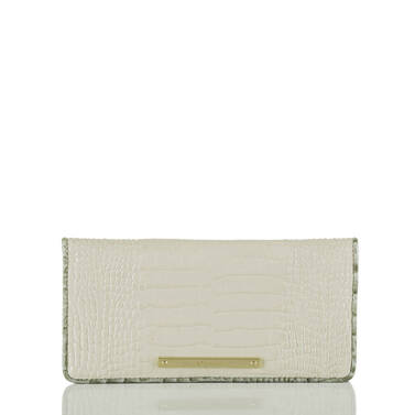 Ady Wallet Ivory Tri-Texture Front