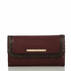 Soft Checkbook Wallet Malbec Autumn Tuscan Front
