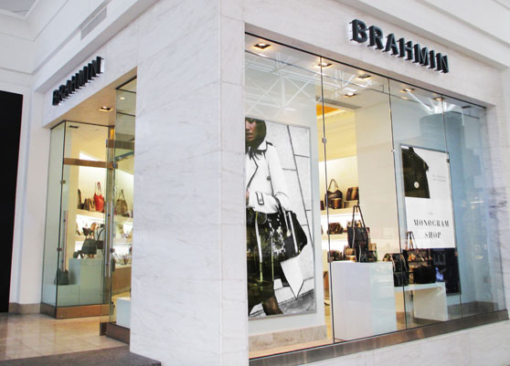 What kind of products are for sale at a Brahmin Factory Outlet Store?