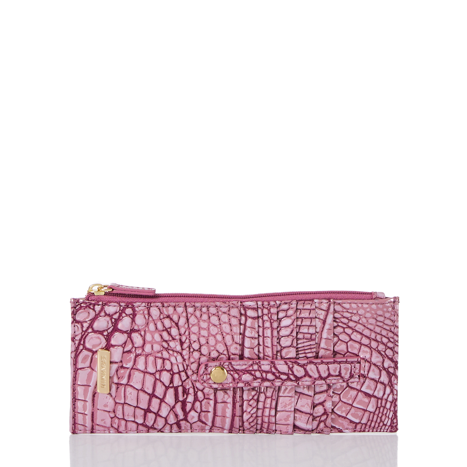 Shop Brahmin Credit Card Wallet Mulberry Potion Melbourne In Mulberrypotion