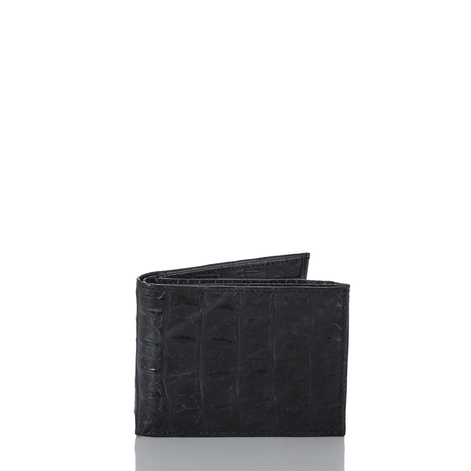 Bifold Leather Wallet | Black Barker | BRAHMIN